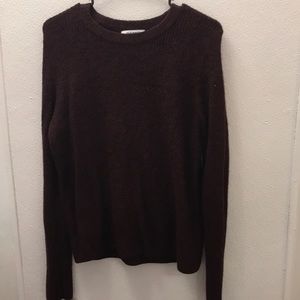 Wine Red Old Navy Classic Crewneck Sweater